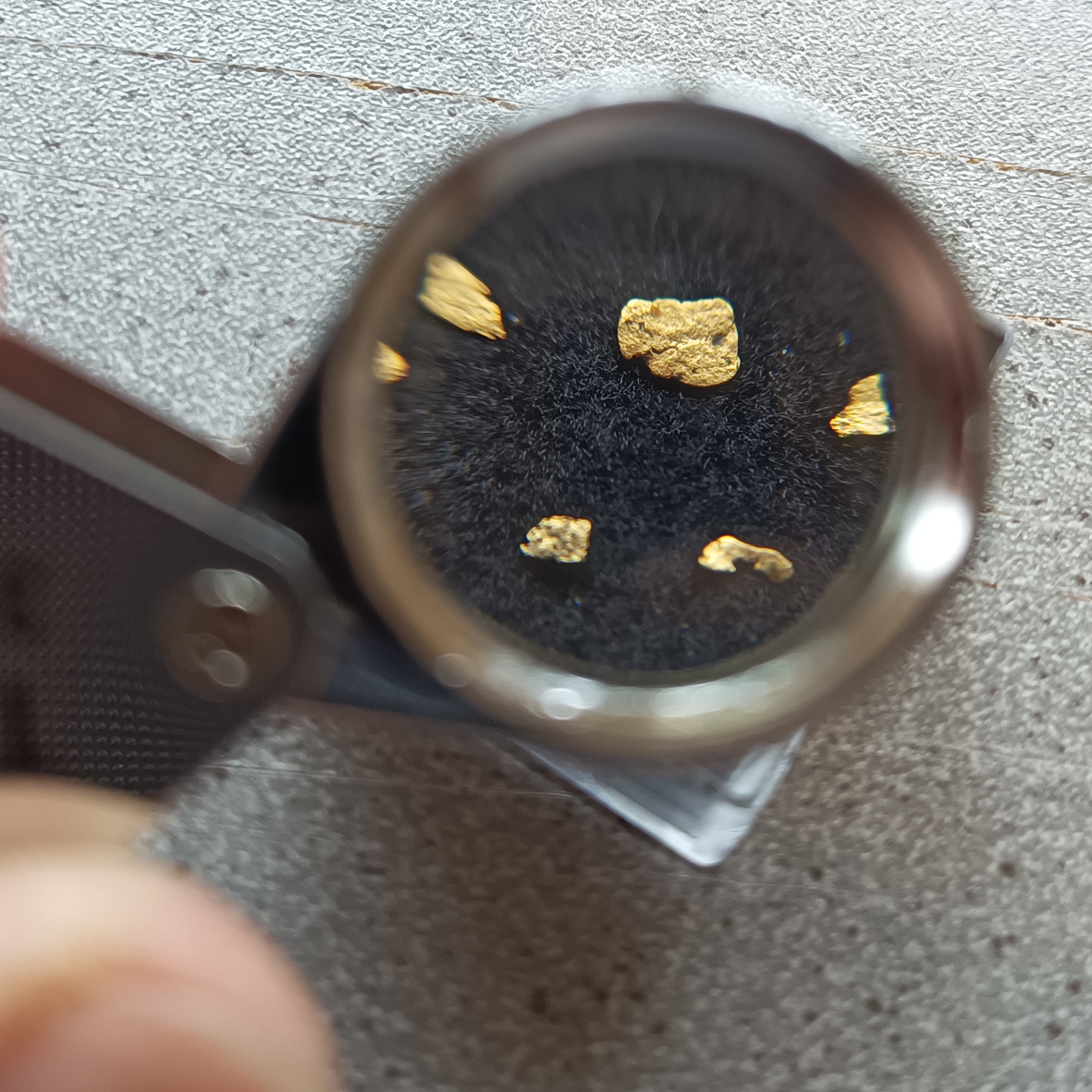 Goldaufbewahrung Lupe 30-fach