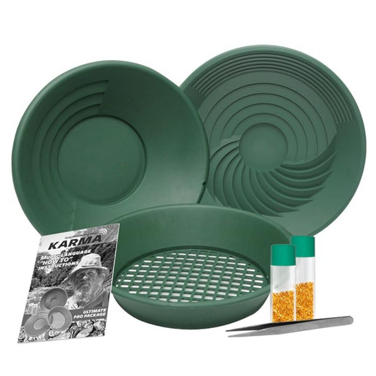 08 Goldwaschpfanne Ultimate Pro Package - Karma Gold Set